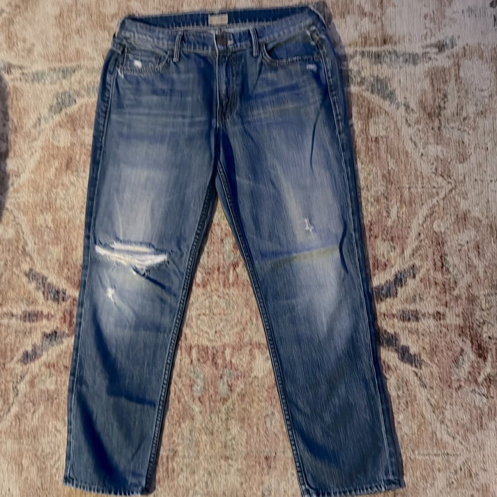 Mother The Drop Out size 28 waist 26 length distressed
